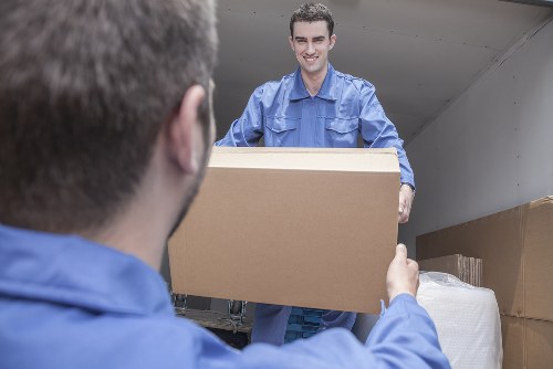 Removal team planning a house move in Cranford