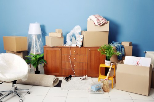 Removal team helping with a home move in Cranford