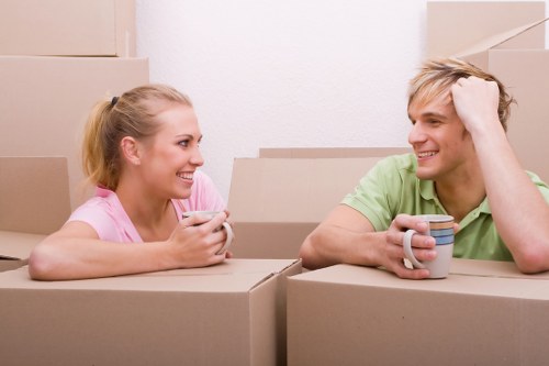 Local moving team planning access for a Cranford property