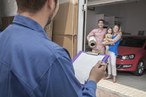 Professional packing service for a Cranford home move