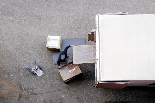 Van helping with a flat move in Cranford