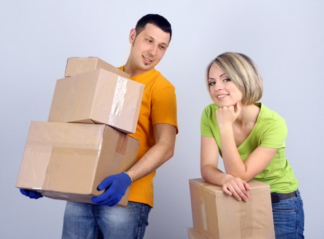 Packed boxes ready for a Cranford home removal