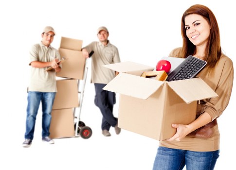 Professional movers handling household items in Cranford