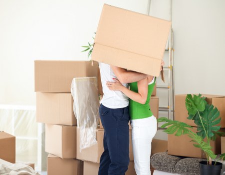 Residential furniture move with a removals van in Cranford