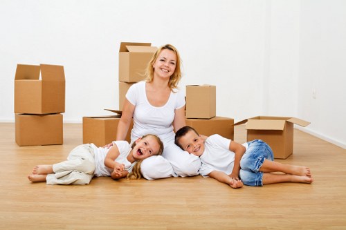 Commercial furniture pick-up from an office or shop space in Cranford