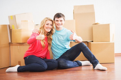 Charitable donation items prepared after a house move