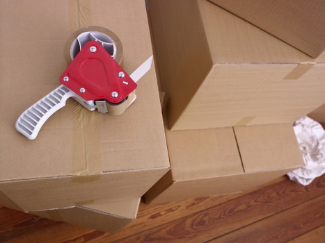Loading furniture for a home move in Cranford
