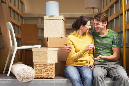 Local moving team handling a flat move in Cranford